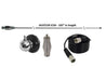 CB Antenna Kit - HUSTLER IC56 102" CB Radio Stainless Steel Whip Antenna & Installation Kit - 18' RG58, Ball Mount - CB Radio Supply