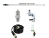 CB Antenna Kit - HUSTLER IC56 102" CB Radio Stainless Steel Whip Antenna & Installation Kit - 9' RG58, Tie Down - CB Radio Supply