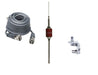 CB Antenna Kit - Hustler SCB-S Red Single Antenna RG8X Coax & Bracket Combo - CB Radio Supply