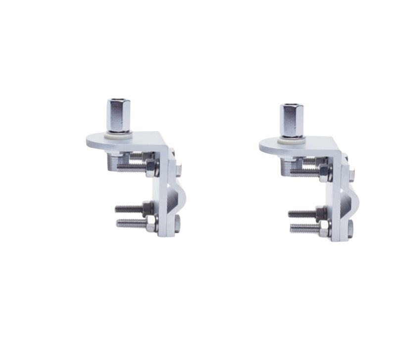 CB Antenna Kit - Hustler SCB White Dual Antenna RG59U Cophase Coax & Brackets Combo - CB Radio Supply