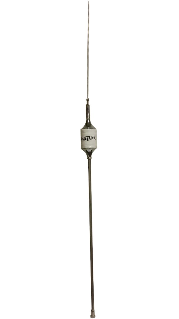 CB Antenna Kit - Hustler SCB White Dual Antenna RG59U Cophase Coax & B ...