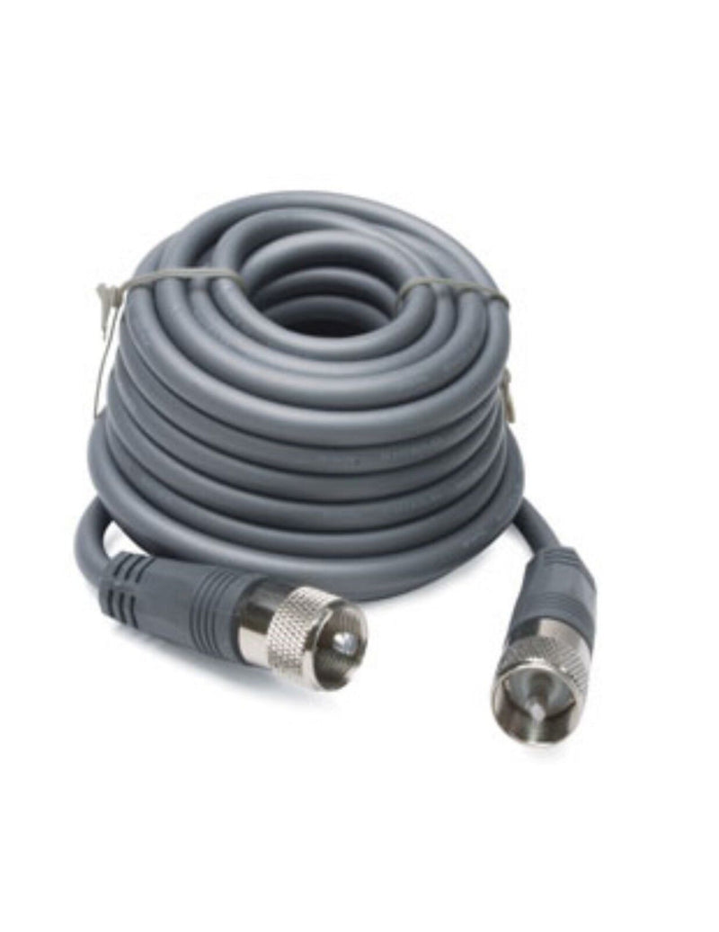 CB Antenna Kit - Monkey Made MM-9 Short Shaft Single Antenna RG8X Coax & Bracket Combo - CB Radio Supply