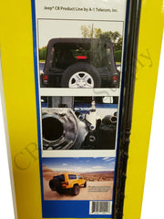 CB Antenna Kit - Mopar JKANTKIT Licensed JK Jeep Wrangler (2007-2018) CB Antenna, Mount and Coax Kit - CB Radio Supply