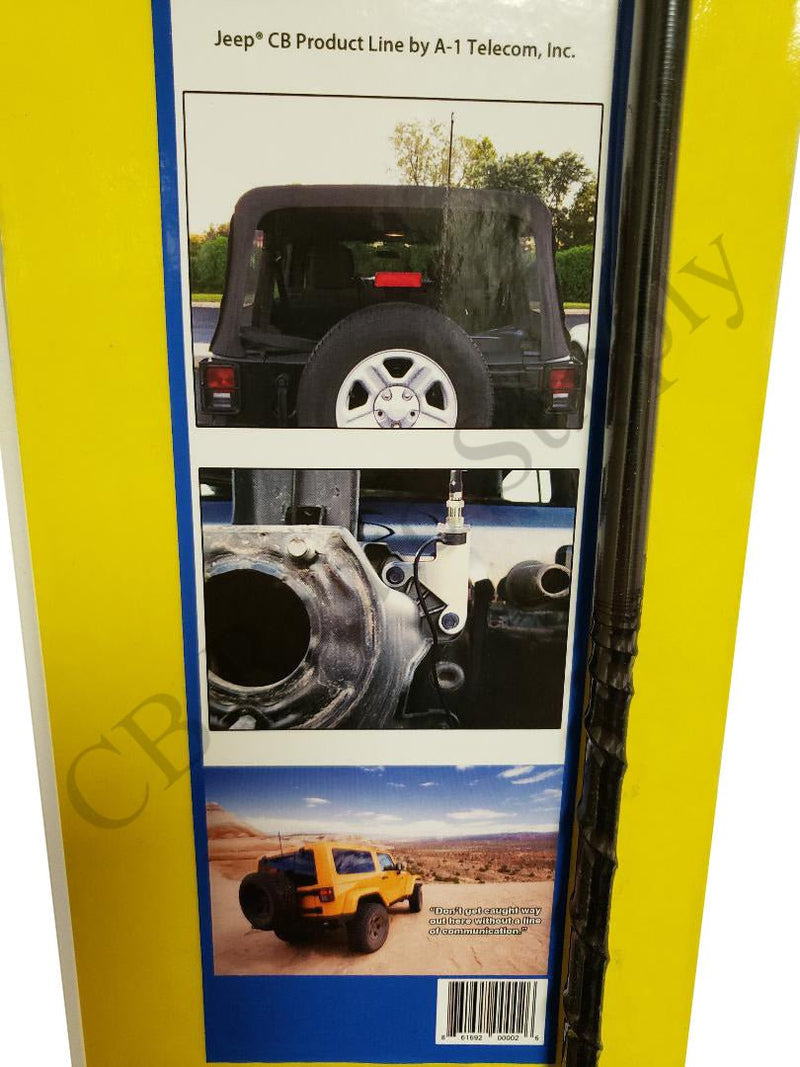 CB Antenna Kit - Mopar JKANTKIT Licensed JK Jeep Wrangler (2007-2018) CB Antenna, Mount and Coax Kit - CB Radio Supply