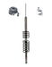 CB Antenna Kit - Predator K-2-6 Single Antenna RG8X Coax & Bracket Combo - CB Radio Supply