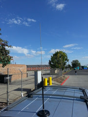 CB Antenna Kit - Skipshooter Double Barrel Single RG8X Coax & Bracket Combo - CB Radio Supply