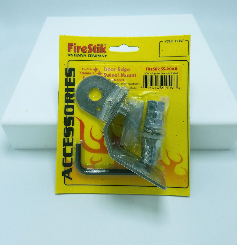 CB Antenna Mount - Firestik SS-204A Stainless Steel Vertical Door Jamb Mount - CB Radio Supply