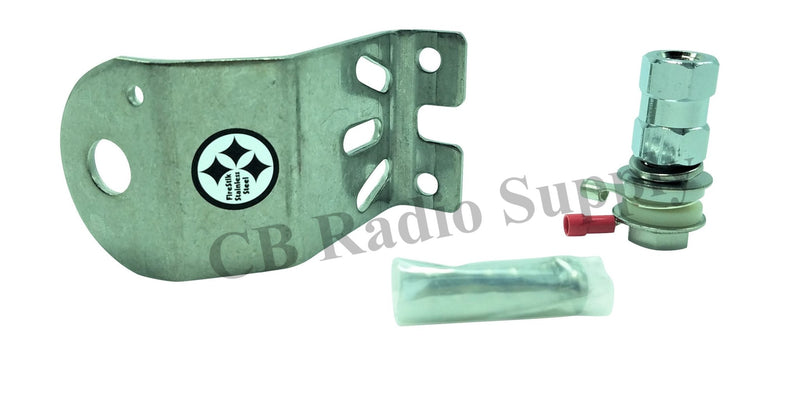 Cb Antenna Mounts - Firestik SS-174 Deep Hood Channel Mount "Tall" with K-4 Stud - CB Radio Supply