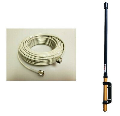 CB Base Station Antenna Kit - Tram Browning 1499 CB Base Station Antenna & 50' Gold Plated RG8X Coax - CB Radio Supply