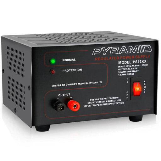 CB Power Supply - Pyramid PS12KX 10 Amp Bench Power Supply AC to DC Converter - CB Radio Supply