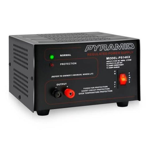 CB Power Supply - Pyramid PS14KX 12 Amp Bench Power Supply AC to DC Converter - CB Radio Supply