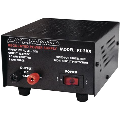 Cb Power CB Power Supply - Pyramid PS3KX 2.5 Amp Bench Power Supply — CB Radio ...