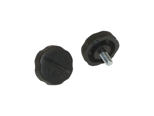 CB Radio Accessories - 5mm Black Plastic Bracket Screws KN5P (2-Pack) - CB Radio Supply