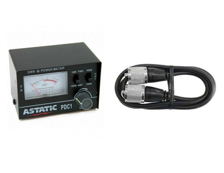 CB Radio Accessories - Astatic PDC1 CB Radio Test Meter and Jumper Cable - CB Radio Supply