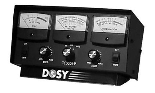 CB Radio Accessories - Dosy TC3001P Inline 3 Window CB or Ham Radio SWR Power Meter - CB Radio Supply