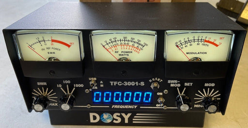 CB Radio Accessories - Dosy -TFC3001S Inline 3 Window Meter with Frequency Counter - CB Radio Supply