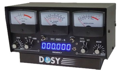 CB Radio Accessories - Dosy -TFC3001S Inline 3 Window Meter with Frequency Counter - CB Radio Supply
