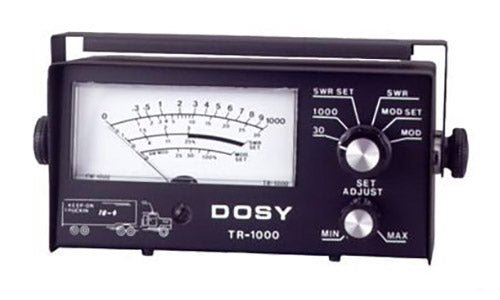 CB Radio Accessories - Dosy TR1000 Mobile Power & SWR Meter 1000 Watts - CB Radio Supply
