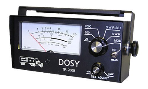 CB Radio Accessories - Dosy TR2000 Mobile Power & SWR Meter 2000 Watts - CB Radio Supply