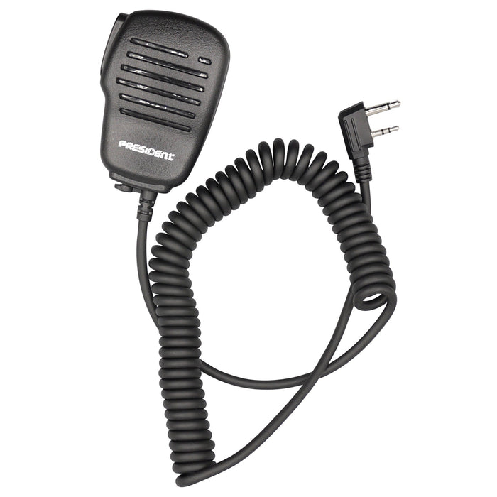 CB Radio Accessories - President ACMR407 Lapel Speaker Microphone for President Randy - CB Radio Supply