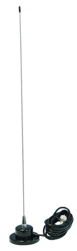 CB Radio Accessories - Procomm PC36 3' Magnetic CB Radio Antenna w/ 17' Coax - CB Radio Supply