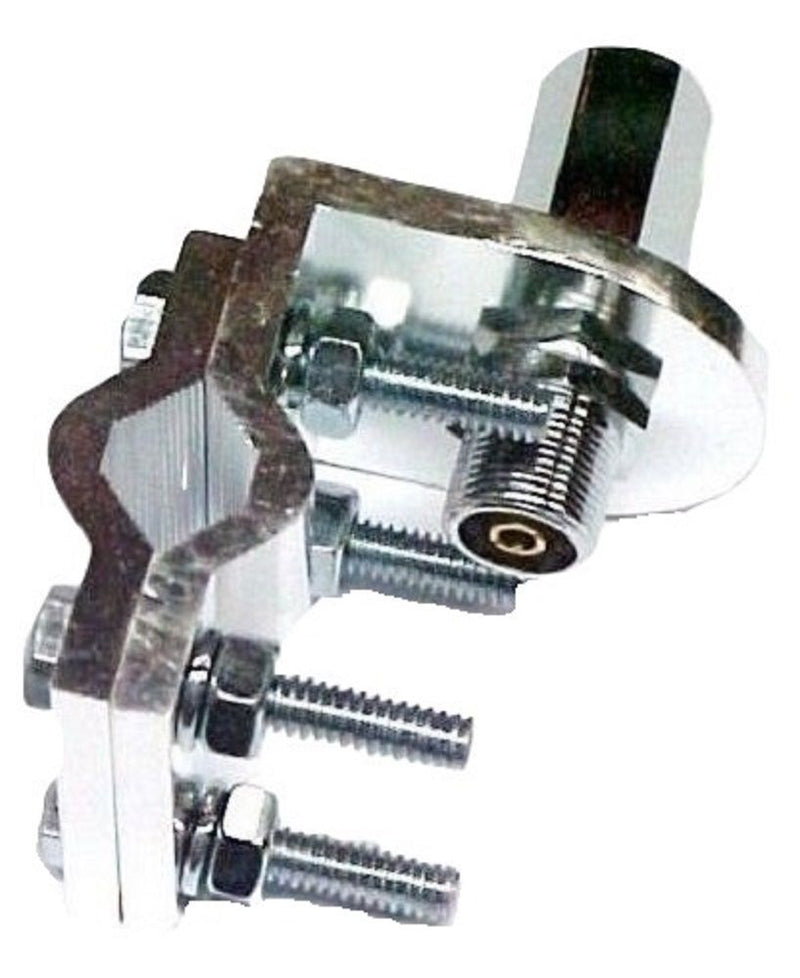 Workman BRV1 Double Groove CB Radio Antenna Mirror Mount w/ SO239 Stud ...