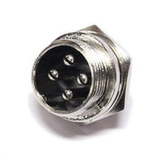 CB Radio Accessories - Workman C-4P Replacement 4-Pin CB Radio Microphone Panel Jack Mount - CB Radio Supply