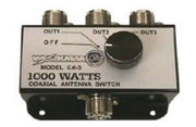 CB Radio Accessories - Workman CX3 3-Position CB Radio Coax Antenna Switch - CB Radio Supply