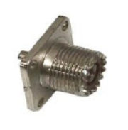 CB Radio Accessories - Workman LT-34 UHF SO-239 Female 4-Hole Chassis Coax Connector - CB Radio Supply