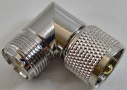 CB Radio Accessories - Workman RAA UHF PL-259 Male Plug to SO-239 Female Right Angle 90 Degree RF Adapter Connector - CB Radio Supply