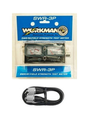 CB Radio Accessories - Workman SWR-3P SWR/RF CB Radio Antenna Dual Test Meter w/ 3' RG58 Coax Cable - CB Radio Supply