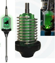 CB Radio Antenna - Bull Trucker 5000 3/8 w/ Shaft - Green LED! - CB Radio Supply