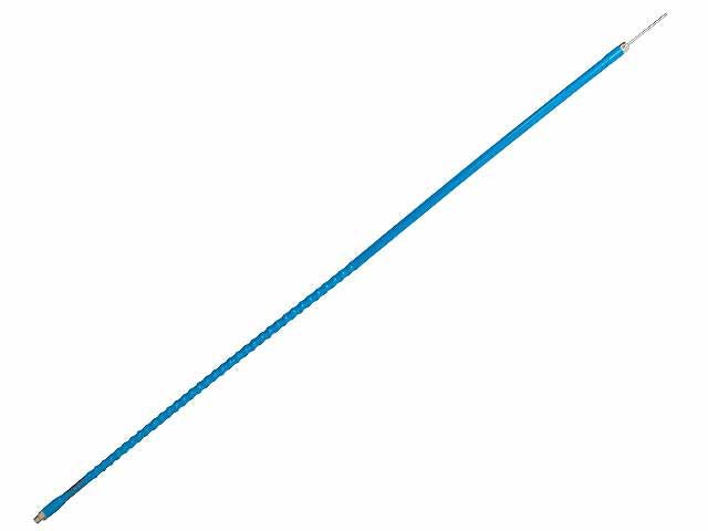 CB Radio Antenna - Everhardt Tiger SOTT4BL 4' Blue 1 1/2 Wave Fiberglass Tuneable Tip Antenna - CB Radio Supply