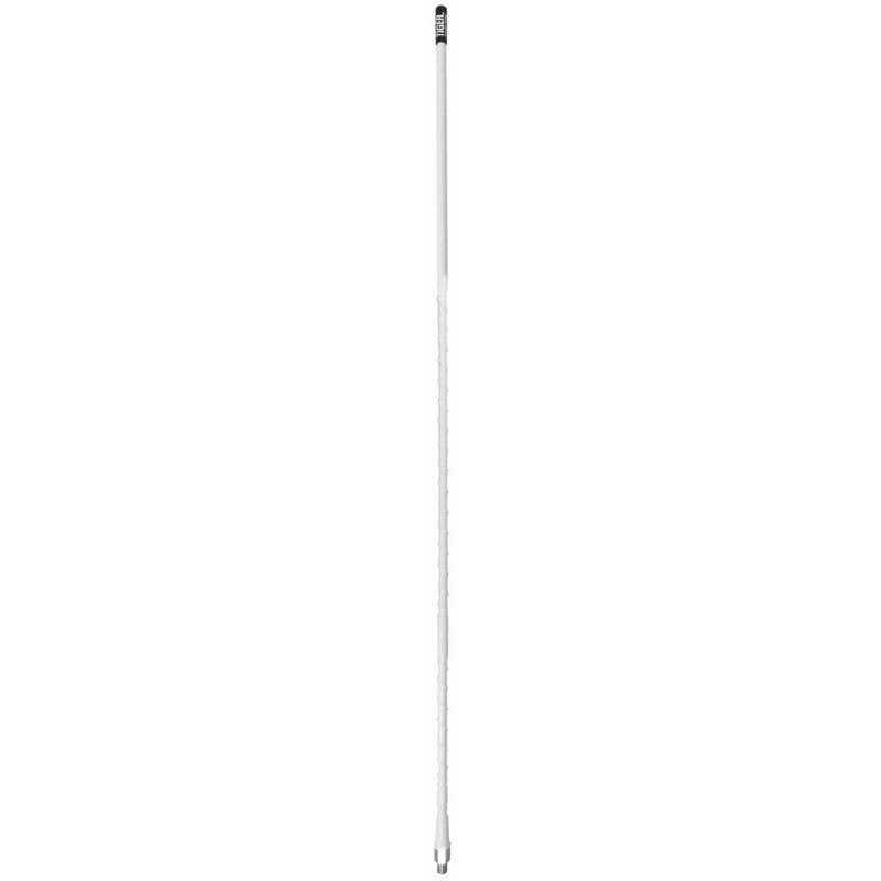 CB Radio Antenna - Everhardt Tiger TSM2W White 2' 3/4 Wave CB Antenna Super Flex - CB Radio Supply