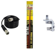 CB Radio Antenna - Firestik Firefly FL-3 Red Combo Kit with 18' RG58 Coax and Mount - CB Radio Supply