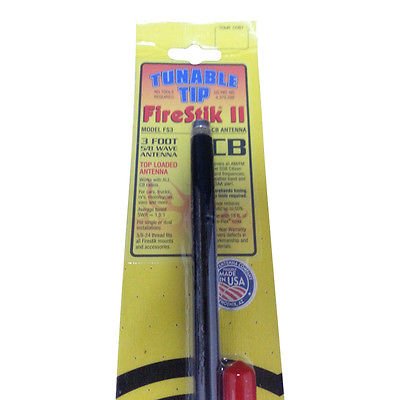 CB Radio Antenna - Firestik Firefly FS-3 Dual Combo Kit with 18' RG59u Dual Cophase Coax and Mounts - CB Radio Supply