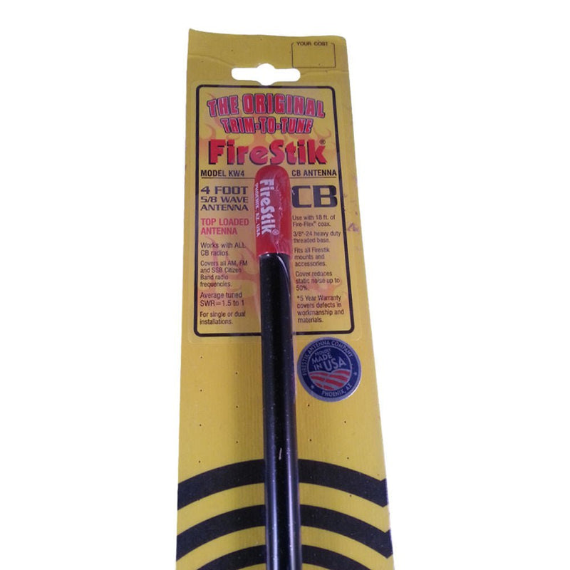 CB Radio Antenna - Firestik KW Trim To Tune Fiberglass - CB Radio Supply