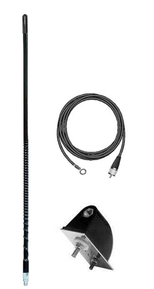 CB Radio Antenna - Firestik LG4-M2 Side Mount No Ground CB Antenna Kit - CB Radio Supply