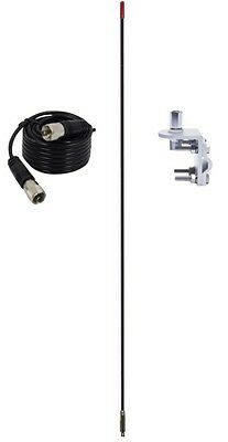 CB Radio Antenna - Francis CB22 Pre-Tuned Combo Kit with 18' RG58 Coax and Mount - CB Radio Supply