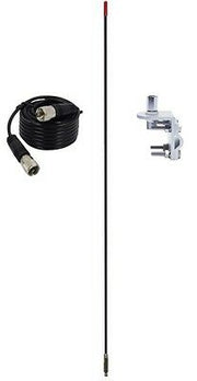 CB Radio Antenna - Francis CB24 Pre-Tuned Combo Kit with 18' RG58 Coax and Mount - CB Radio Supply
