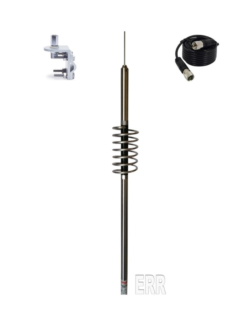 CB Radio Antenna - Predator 10K Competition Antenna (17" Shaft K-1-17) Combo Kit with 18' RG58 Coax and Mount - CB Radio Supply
