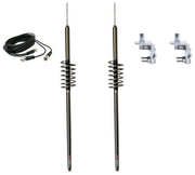 CB Radio Antenna - Predator 10K Competition Antenna (27" Shaft K-1-27) Dual Combo Kit with 18' RG59u Dual Cophase Coax and Mounts - CB Radio Supply