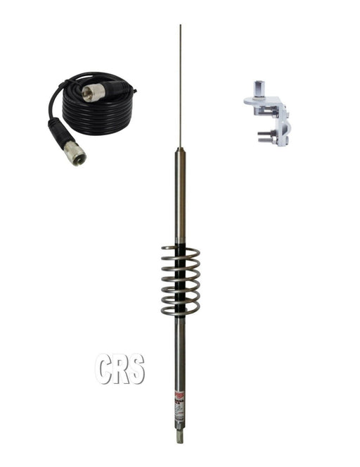 CB Radio Antenna - Predator 10K Competition Antenna (9" Shaft K-1-9) Combo Kit with 18' RG58 Coax and Mount - CB Radio Supply