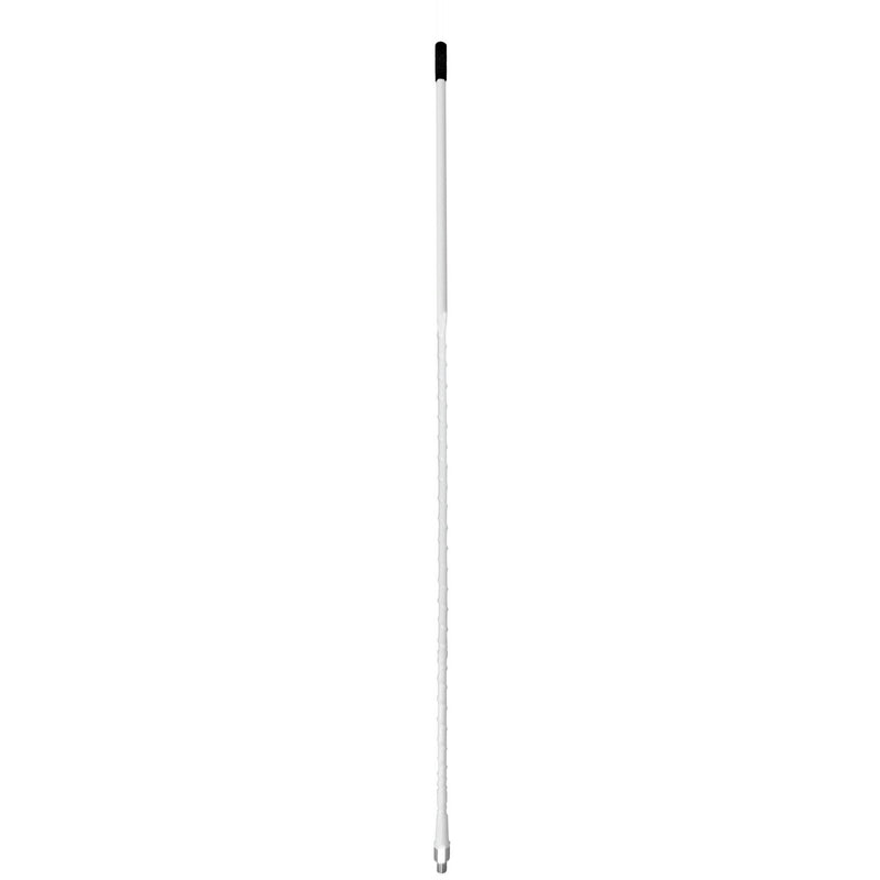 CB Radio Antenna - PROCOMM JBC400W 4' BULL DOG WHITE FIBERGLASS CB RADIO ANTENNA - CB Radio Supply