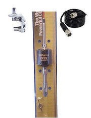 CB Radio Antenna - Wilson 2000 Trucker Antenna (5" Shaft) Combo Kit with 18' RG58 Coax and Mount - CB Radio Supply