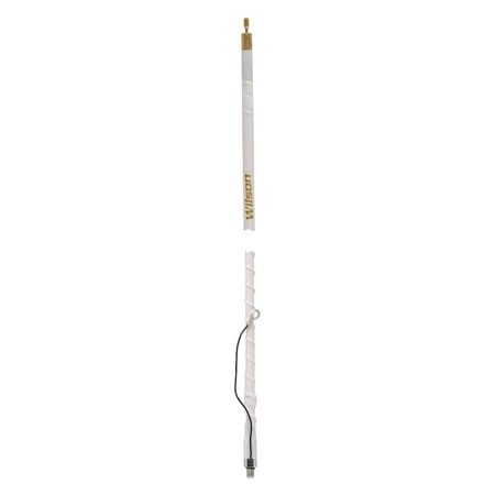 CB Radio Antenna - Wilson 305-491 5' Silverload Fiberglass CB Antenna White - CB Radio Supply