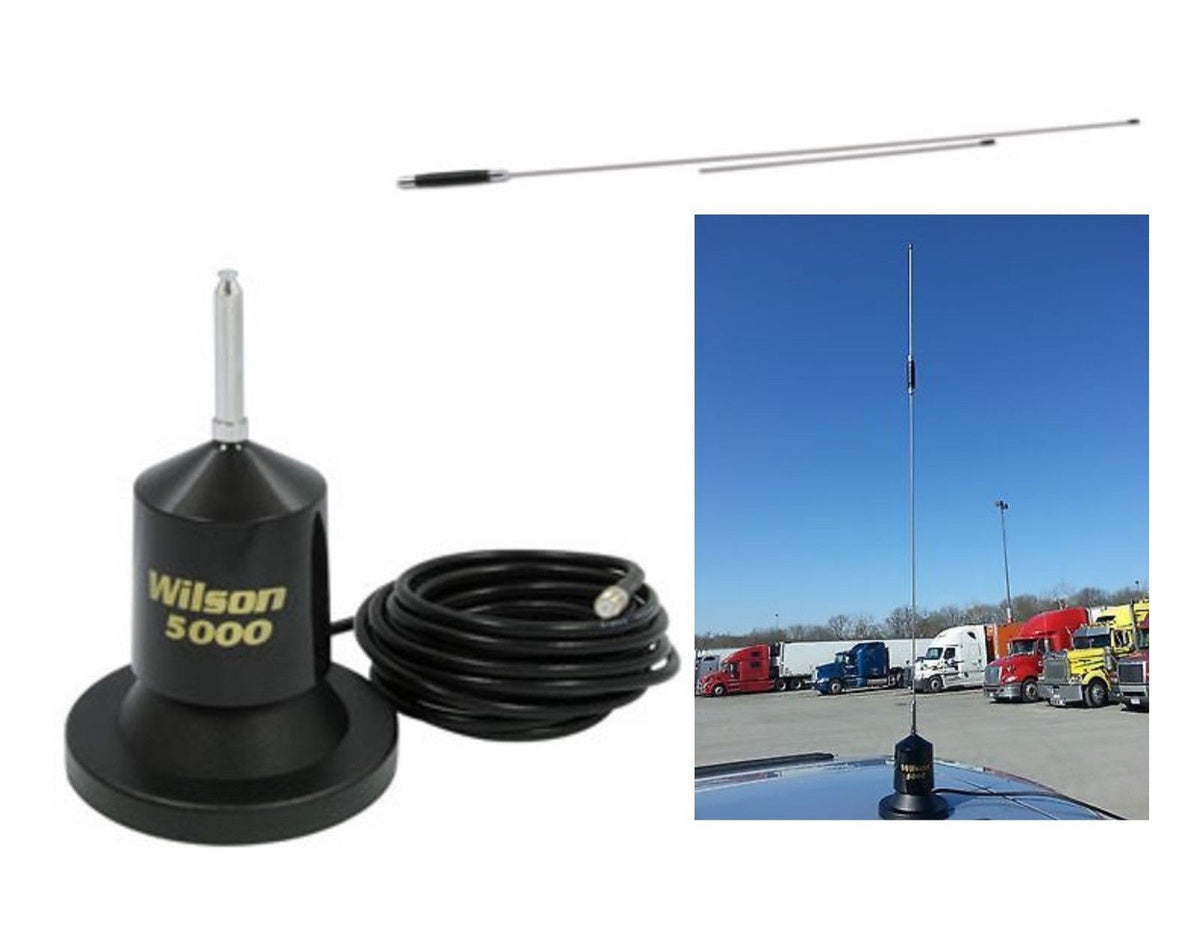 CB Radio Antenna - Wilson 5000 Magnet Mount 880-200152B w/ 62.5