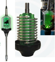 CB Radio Antenna - (x2) Sirio Bull Trucker 5000 Antenna w/ Green LED Shaft - CB Radio Supply