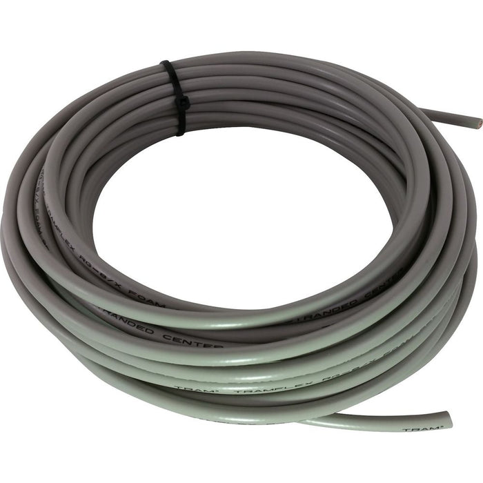 CB Radio Coax Cable - 75' Double Shielded RG8X Grey Tram Browning Base Coax Cable - CB Radio Supply