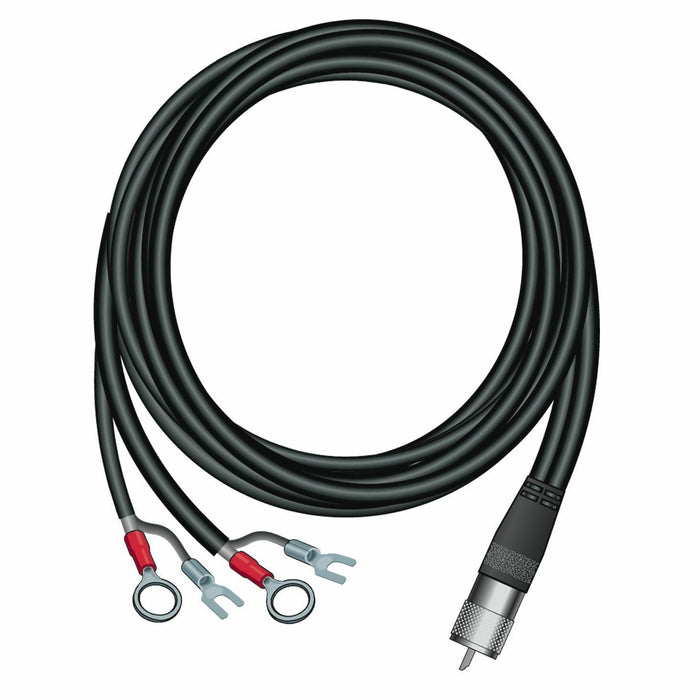CB Radio Coax Cable - Firestik K-9 Dual Lead 18' Coax Cable with Lug Fittings - CB Radio Supply